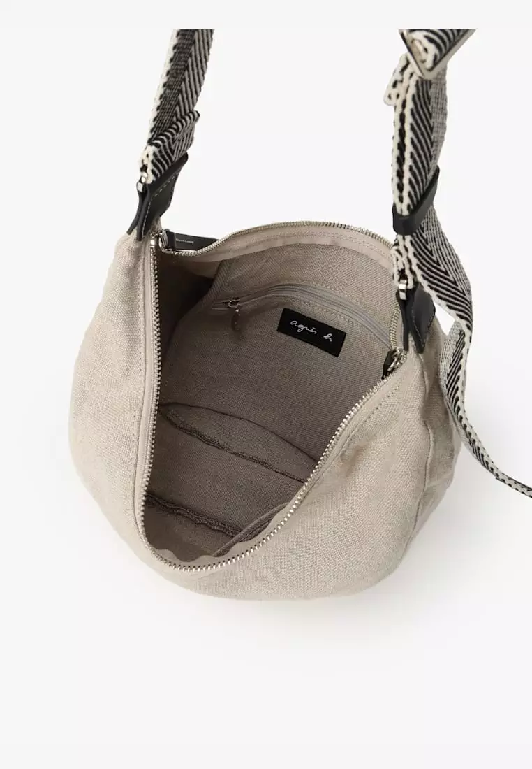 Linen Shoulder Bag