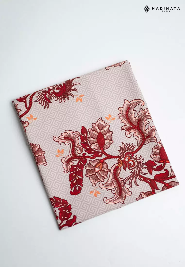 Hadinata Batik Premium Kain Katun Superfine Gracika Red