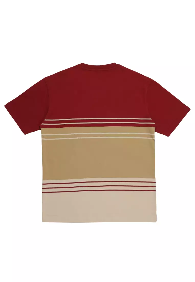 POLICE T-Shirt Salur Bordir Cotton Premium Tebal Pria 53006