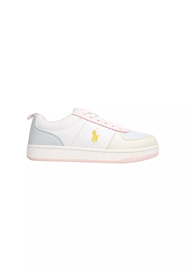 Discount on Polo Ralph Lauren  shoes - SKU: Polo Court Ii Sneaker- White (600020)
