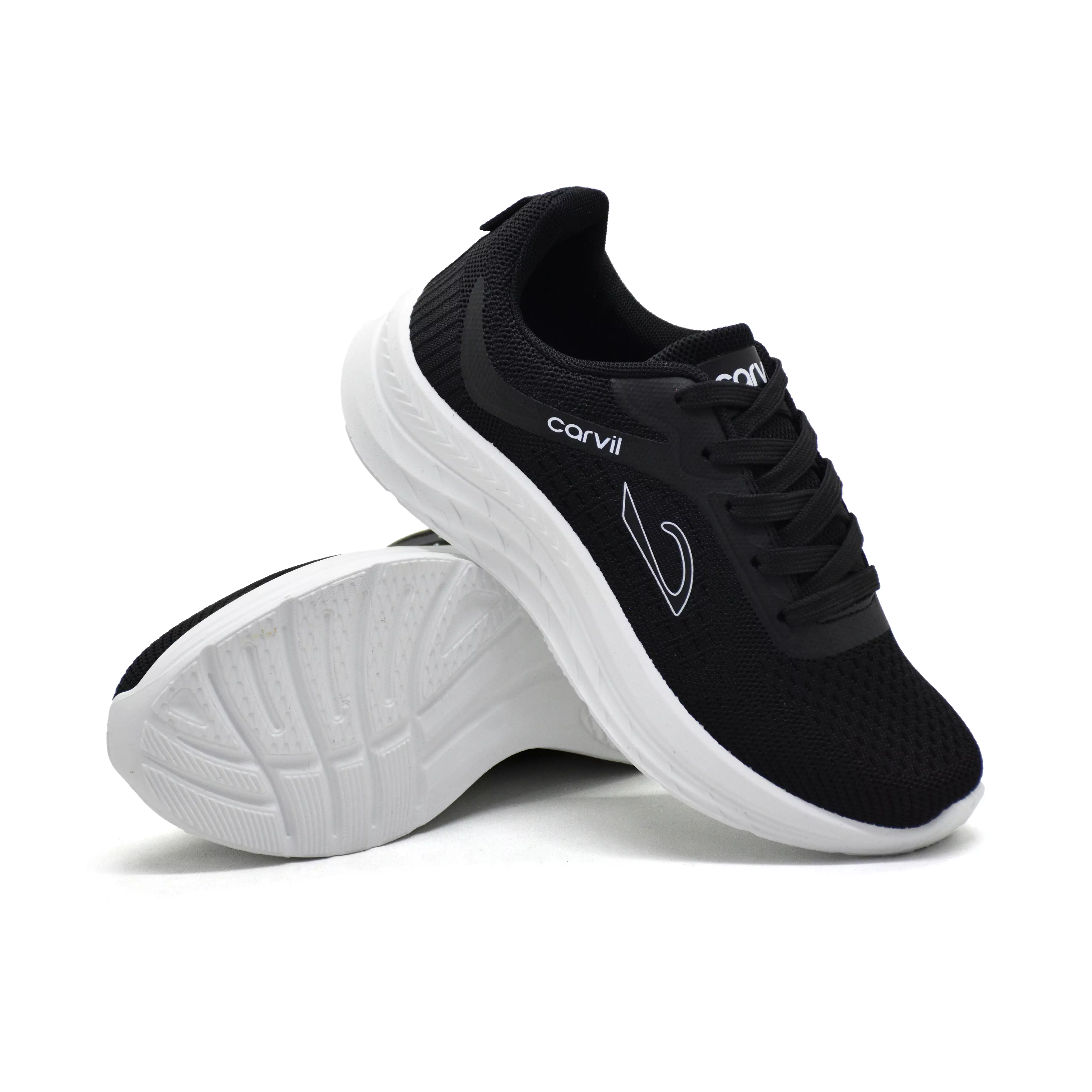 Carvil Sepatu Anak Torrent-02 LT Black/White