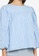 Lubna blue Textured Puffed Sleeves Kurung With Mermaid Skirt CBB9DAA763547CGS_2