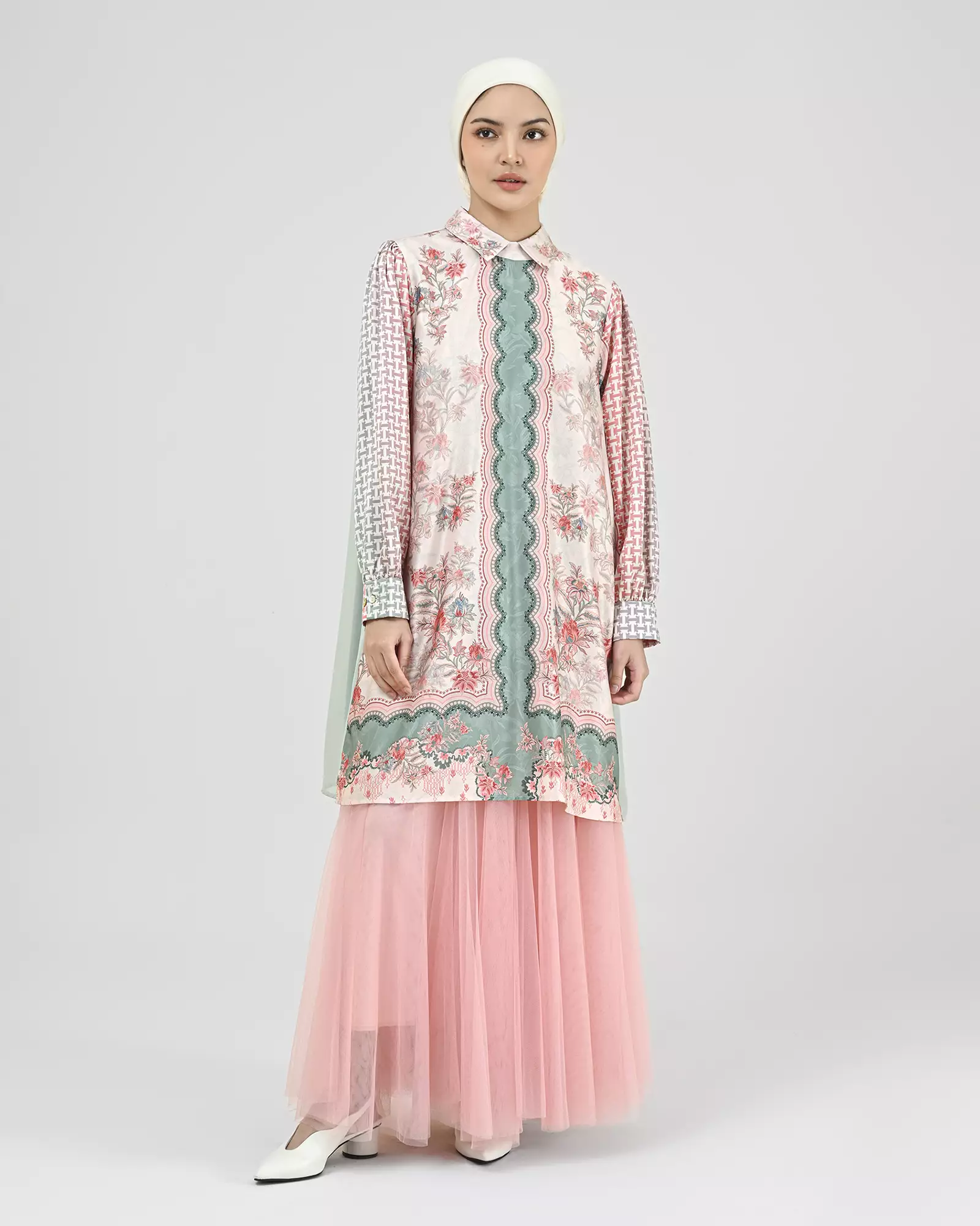 Geulis.id AGINA TUNIC - Lightpink