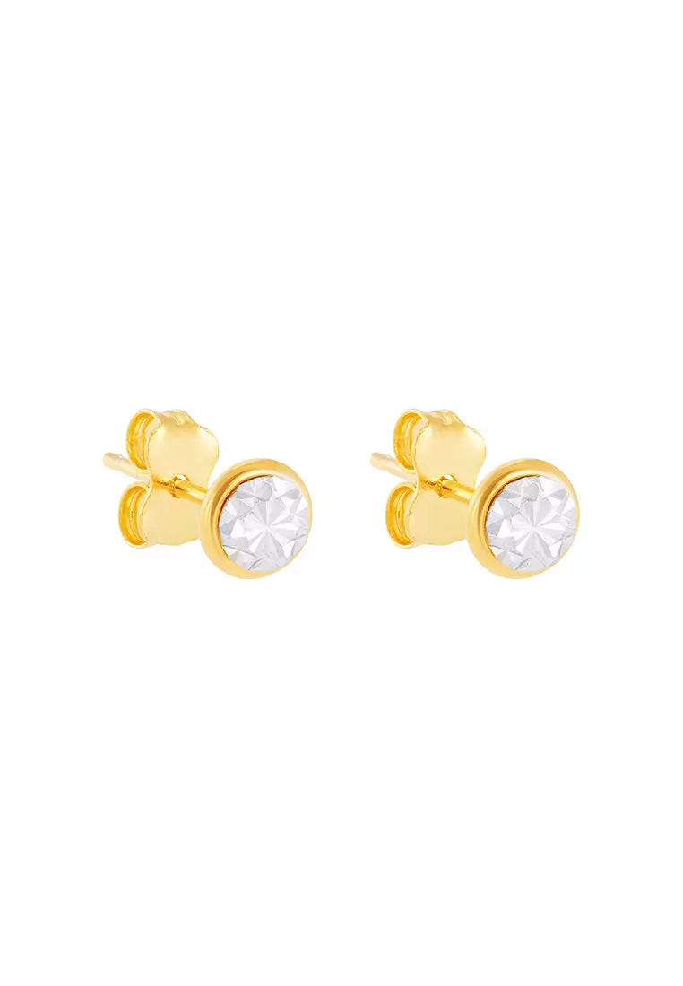 Newborn baby gold store earrings