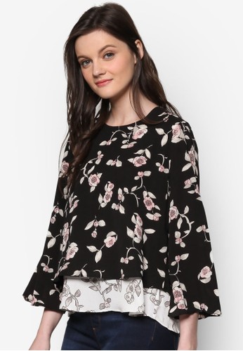 Floral Double Layer Top