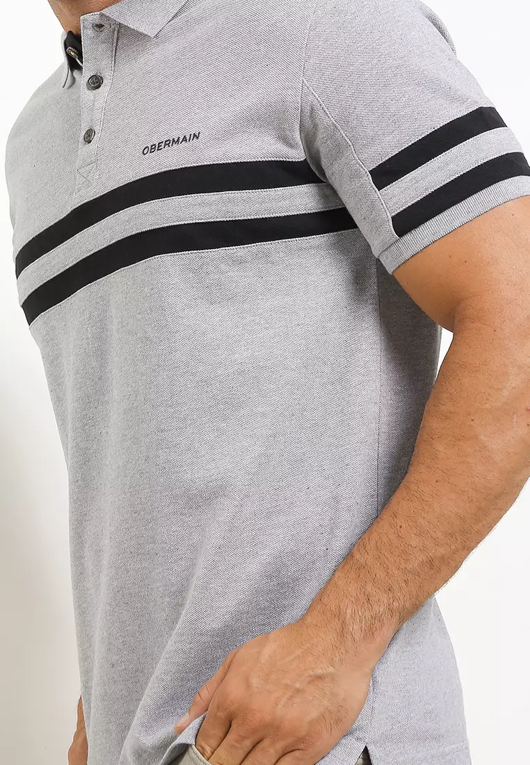 Dare Stripe Logo Polo Shirt
