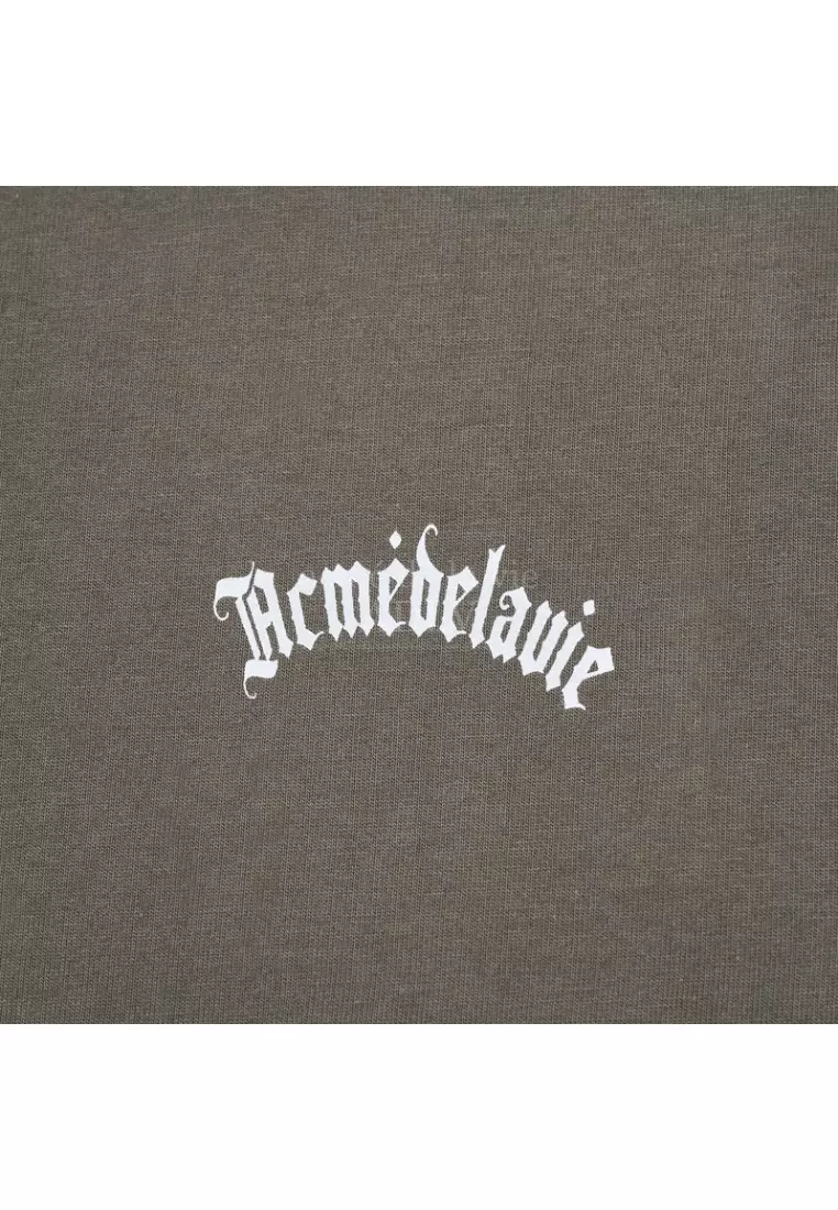 ADLV Gold Chain Bear Doll Short Sleeve T-Shirt Cocoa