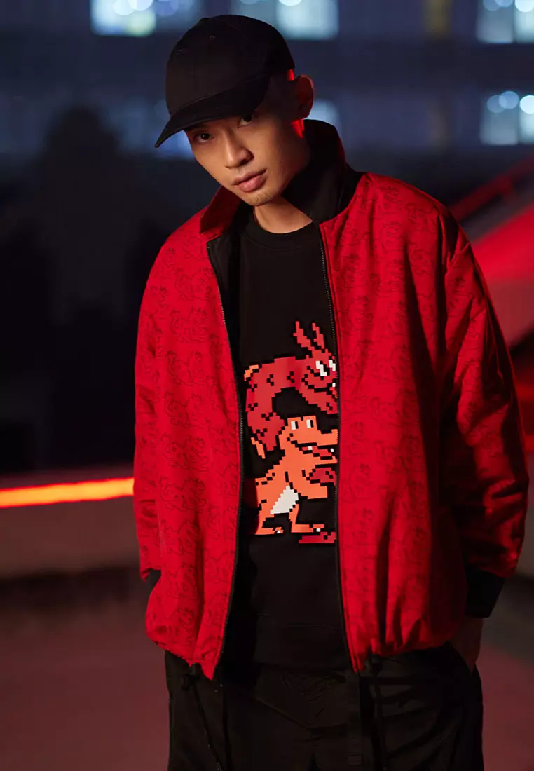 Red shop lacoste coat