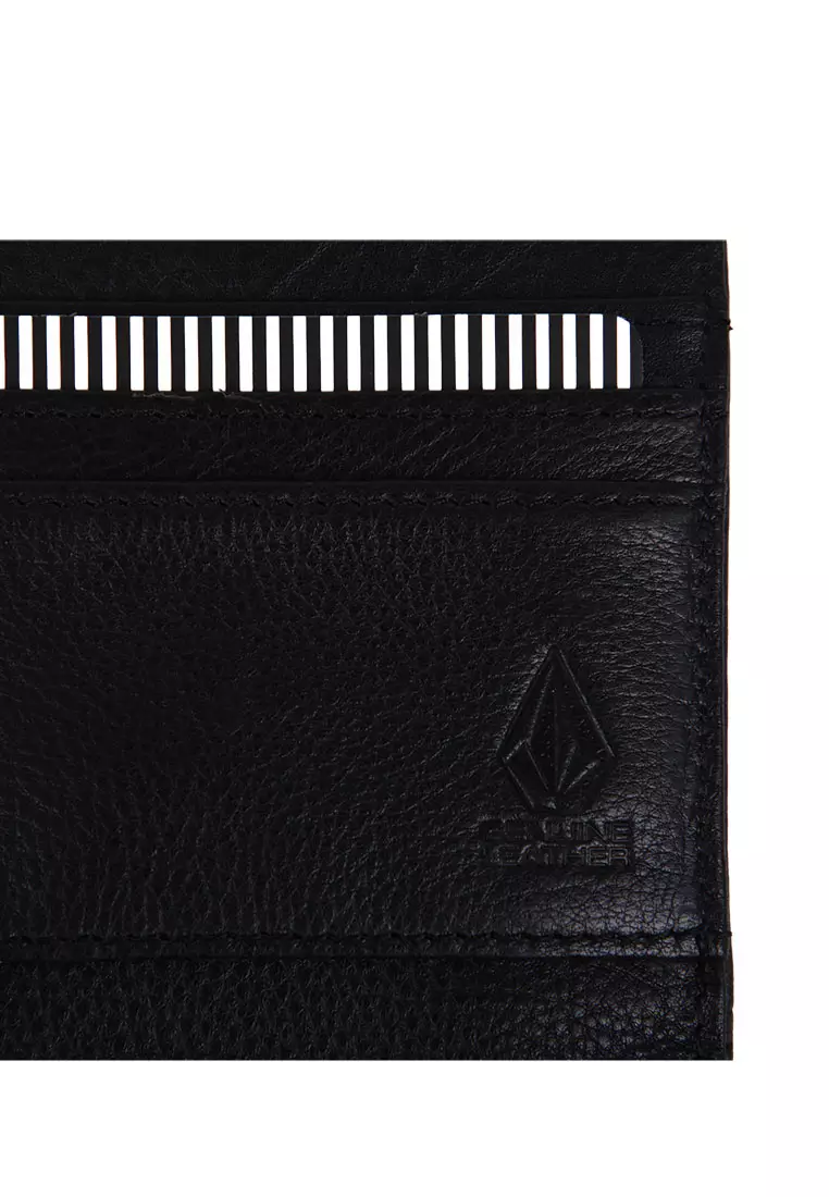 GLW MINITRIPI LEATHER WALLET BLACK