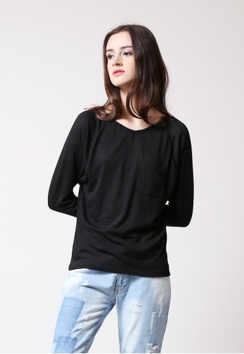 Noela Black T- shirt