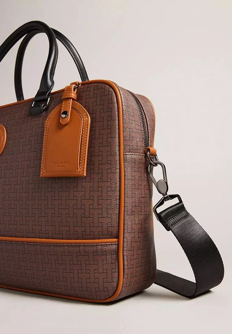 Ted baker vin best sale twill document bag