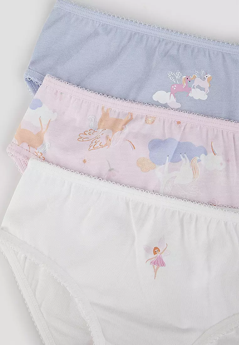 lttle girl print panties Buy Penti 3 Packs Girls Printed Slip Panties 2025 Online | ZALORA