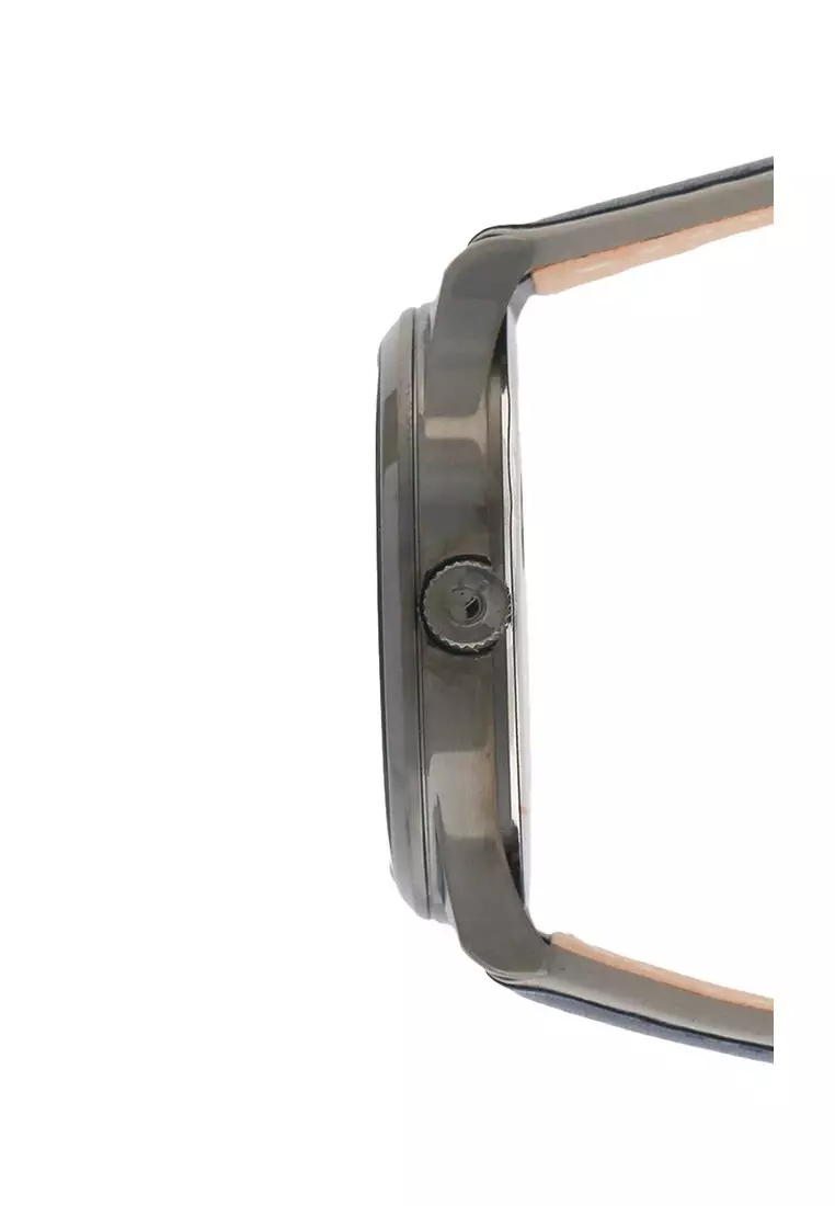 Alexandre Christie Jam Tangan Wanita - Blue Black - Leather- 2973 BDLIPLB