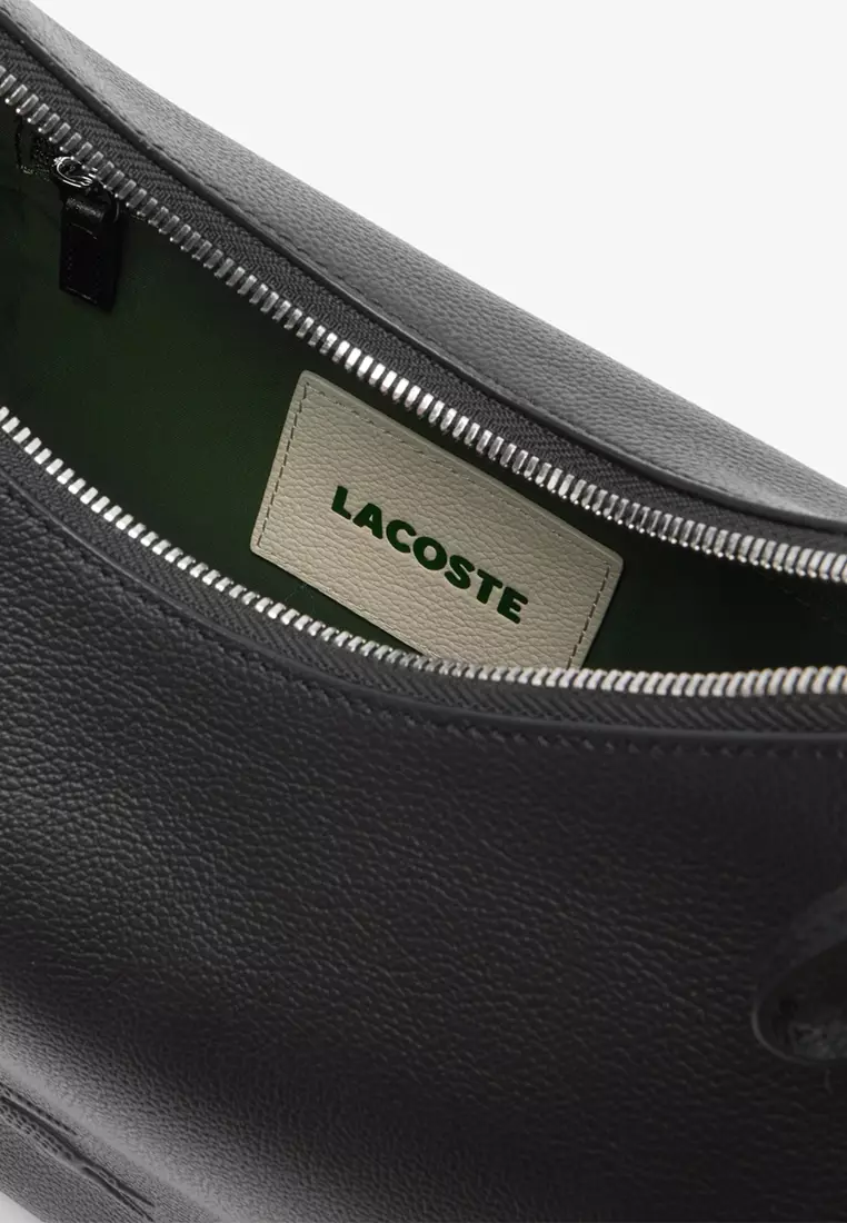 City Court Grain Leather Hobo Bag