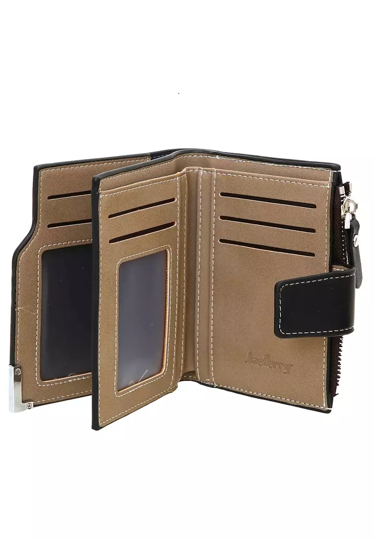 Dompet Kartu Pria Model Lipat Kasual Men's Card Wallet Anti Theft Material Leather ORIGINAL