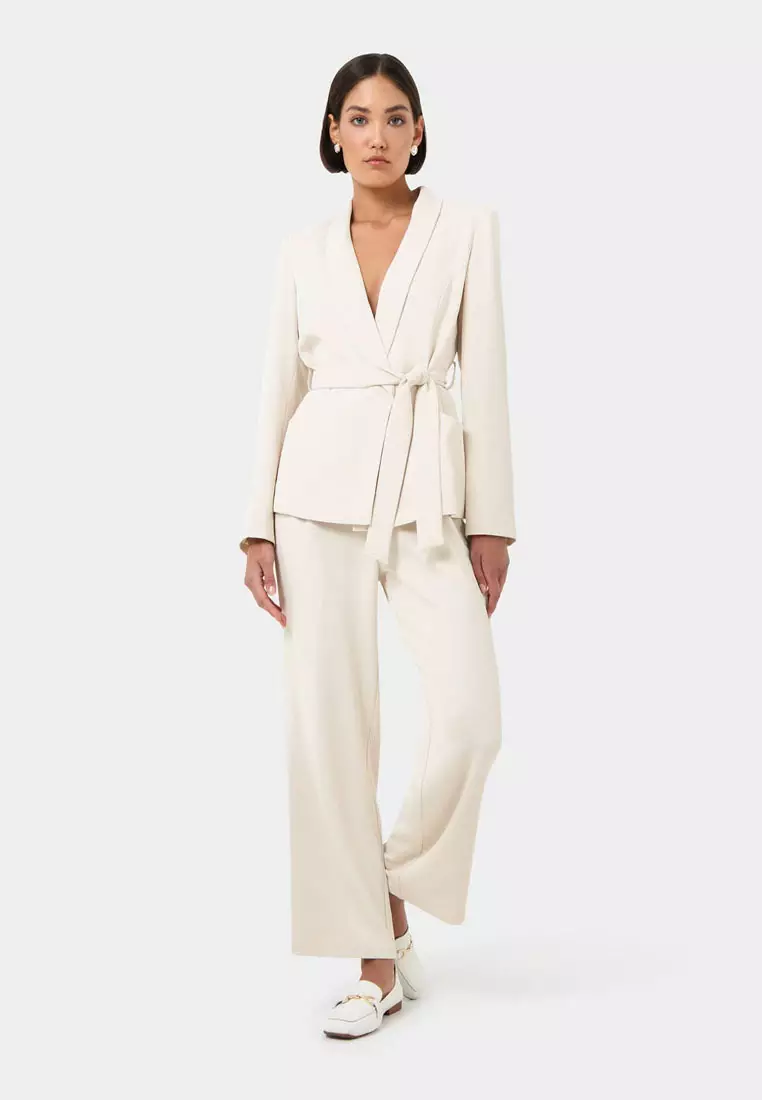 Rain Belted Blazer