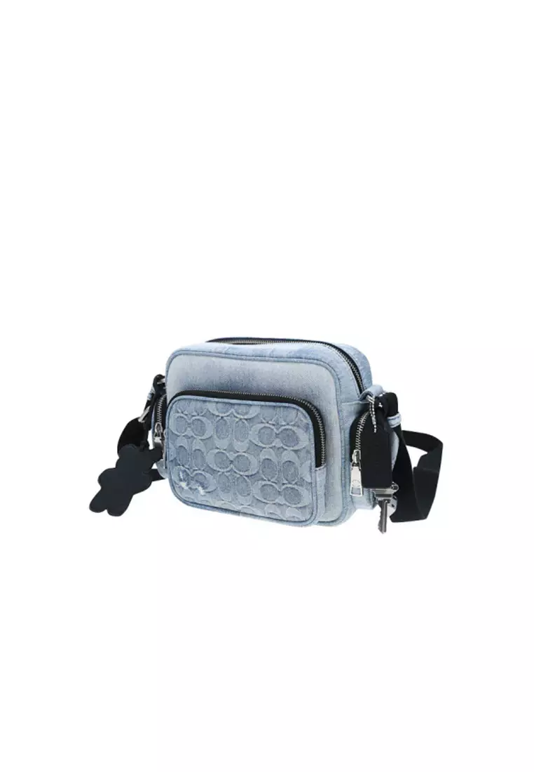 Buy Coach Men's Fletcher Crossbody Bag In Loved Signature Denim