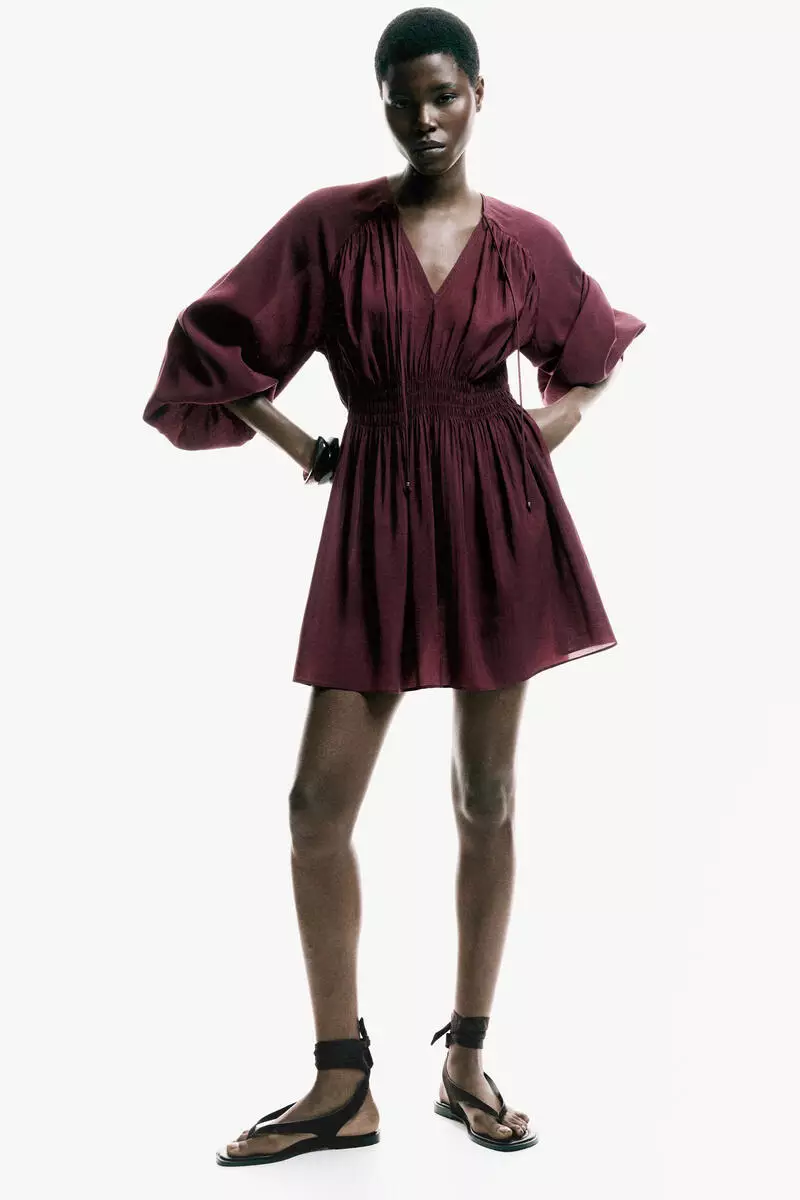 Oversized tunic dress