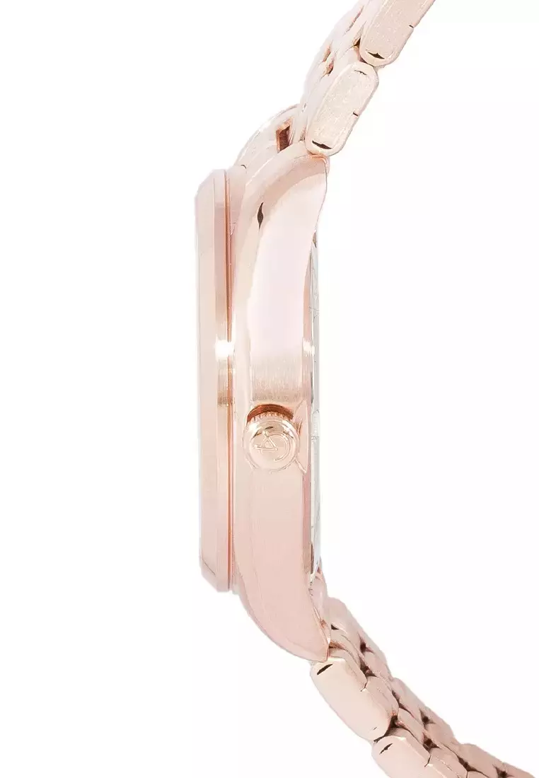 Alexandre Christie Jam Tangan Wanita - Rosegold Light Pink - Stainless Steel - 8578 LDBRGLN