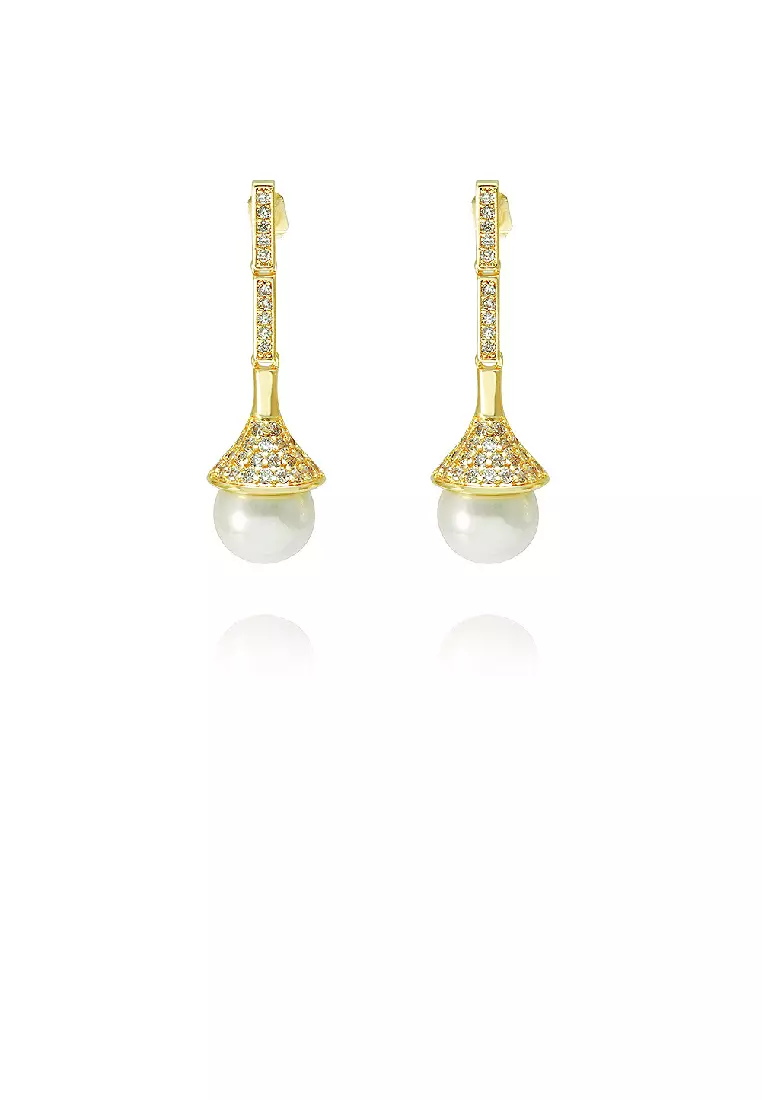 Buy Glamorousky Fashion Temperament Plated Gold Geometric