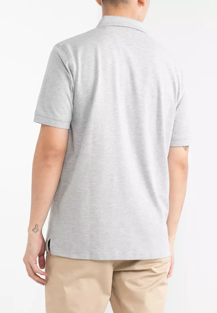 Contrast Pique Polo Shirt