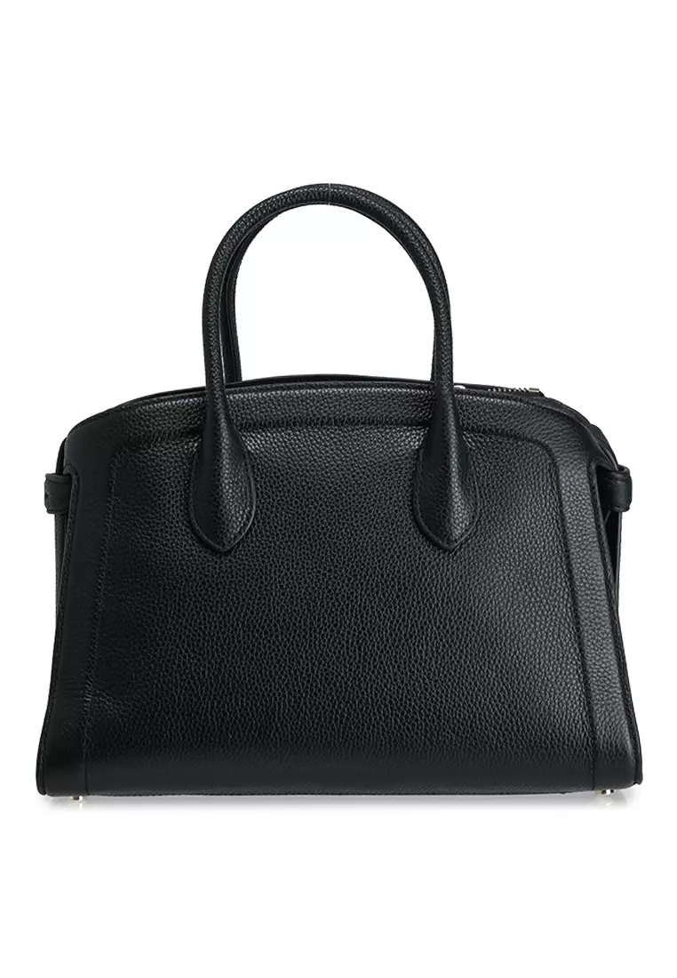 Knott Medium Zip Top Satchel Bag (cv)