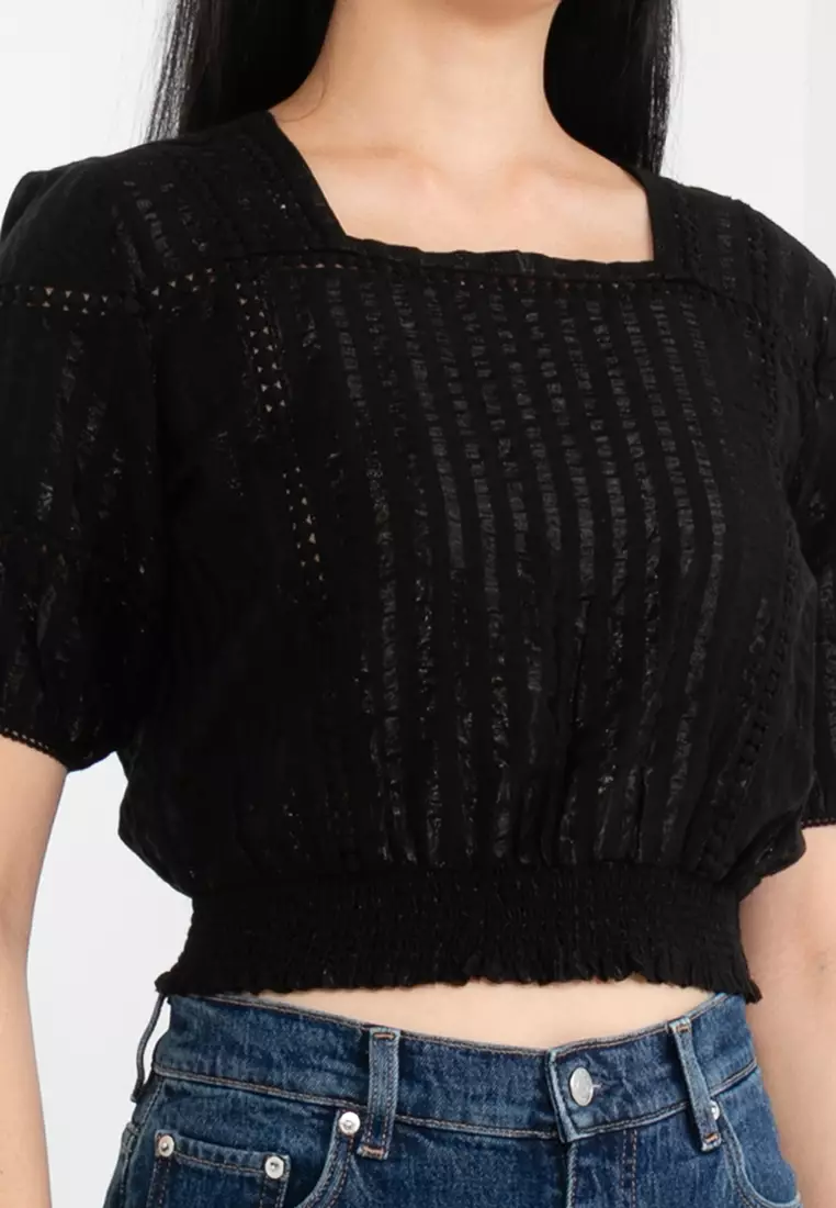 Textured Crop Top - Original & Vintage