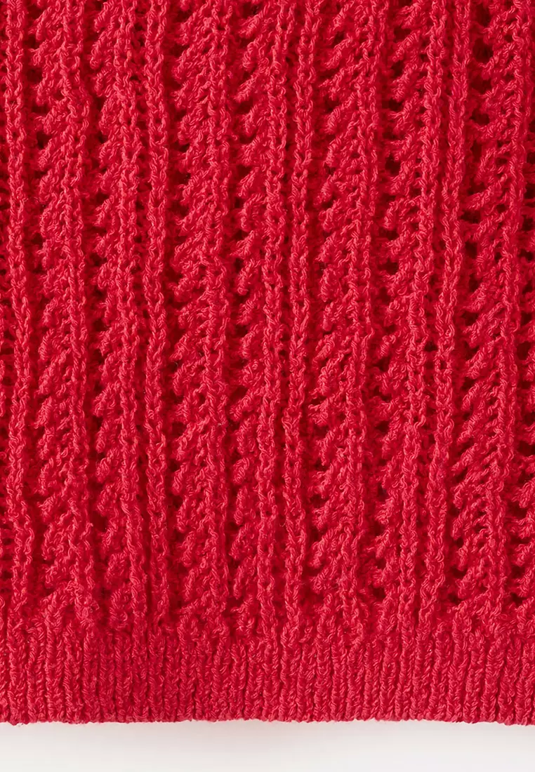 Openwork Knit Top