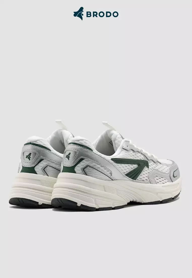 BRODO - Sneakers Ace Nexus Silver Green OWS
