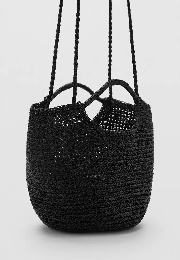 Mini Woven Crossbody Bag