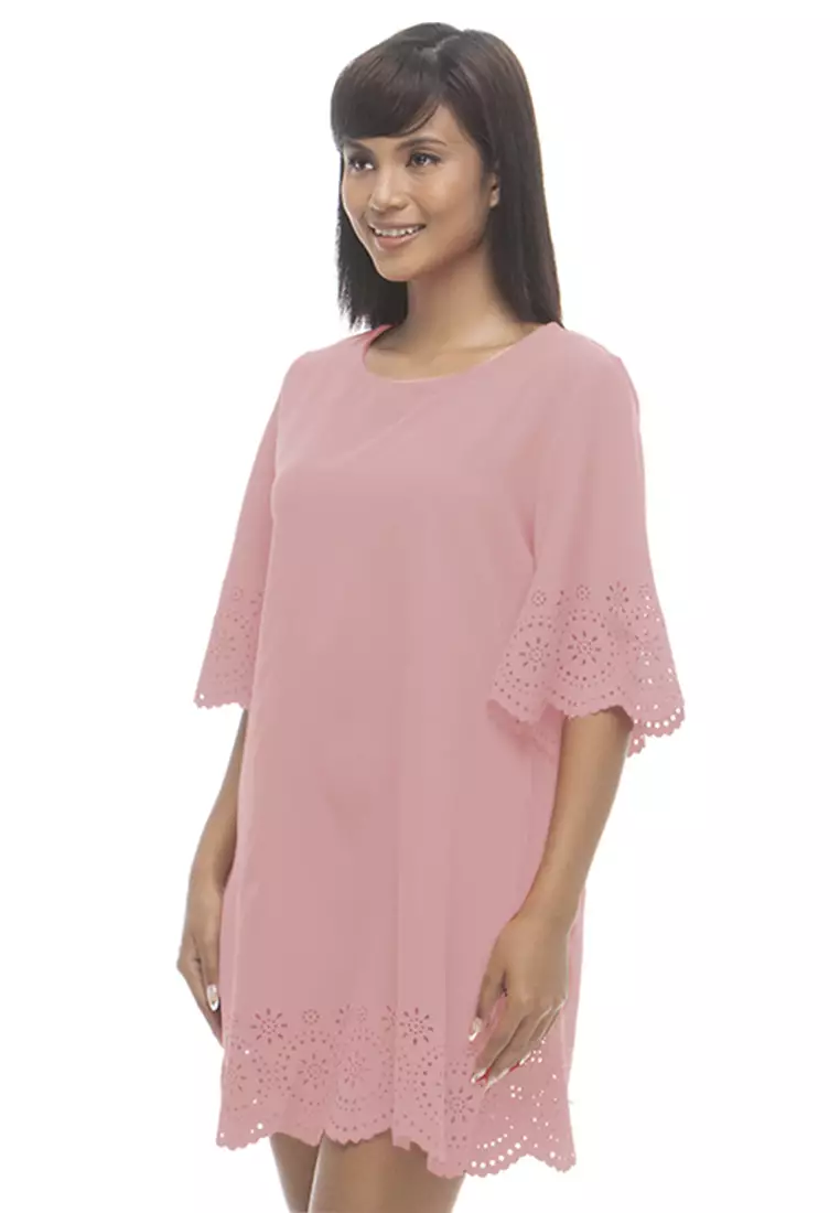 BADOMODA Chanson Laser Cut Tent Dress