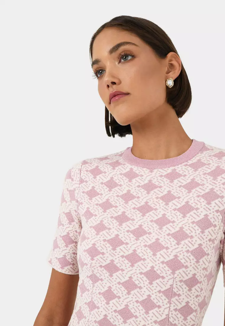 Thea Jacquard Knit Dress