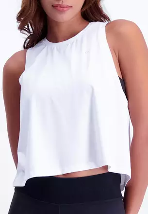 Crop Tank Bench Tank Top CORSICA Ribbed Crop Tank Top
