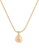 Elli Jewelry white Necklace Elegant Quartz Gemstone Gold Plated 5C6ABAC910676DGS_2