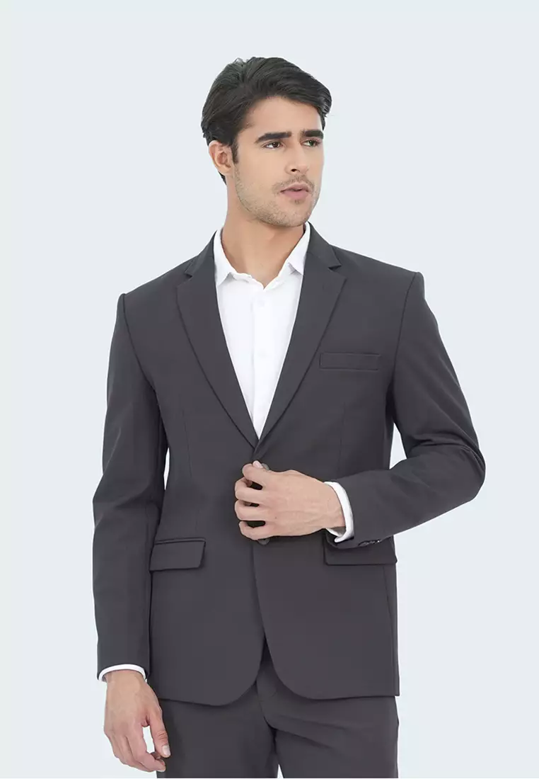 Johnwin - Jas - Formal Suit - Patch Lengan - Coklat - FSU.1031.231.116.C