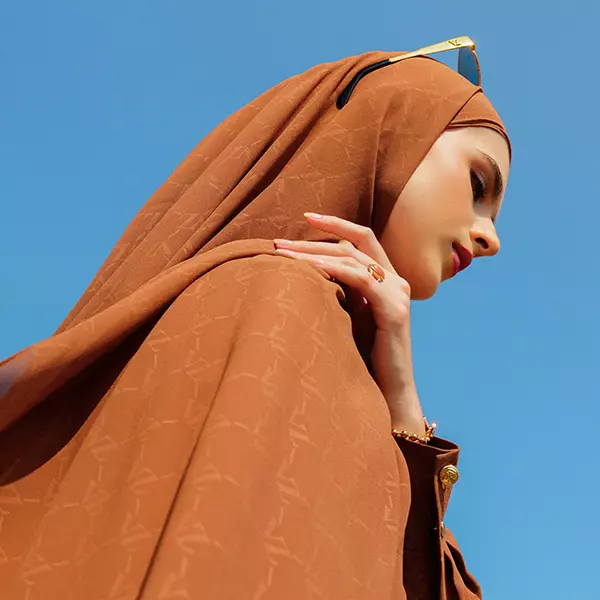 VZ Signature Embossed Pashmina