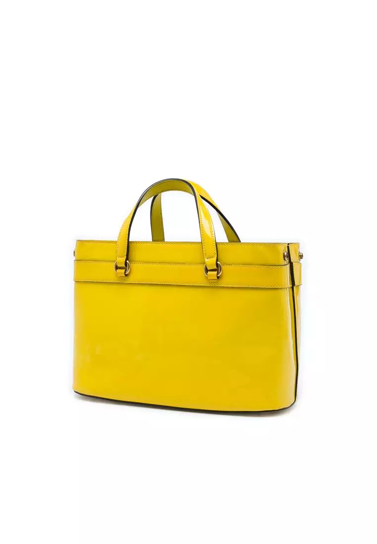 Pre-Loved Gucci Patent Bright Bit Satchel
