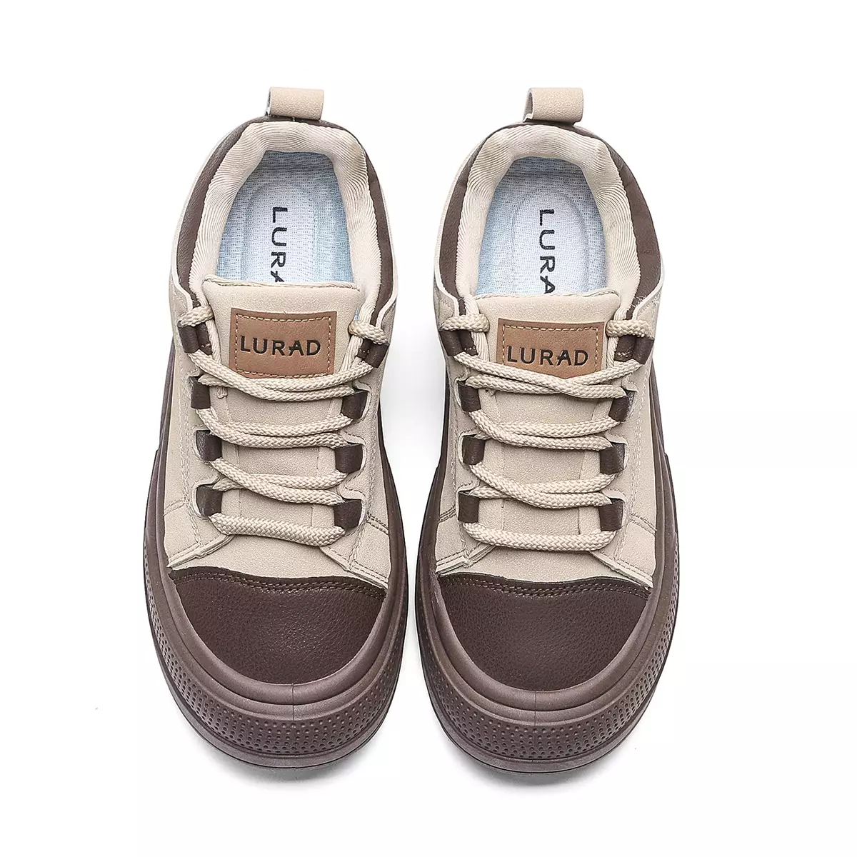 LURAD Sepatu Wanita Simple Polos Jalan santai Sneakers Cewek Stylist QY813