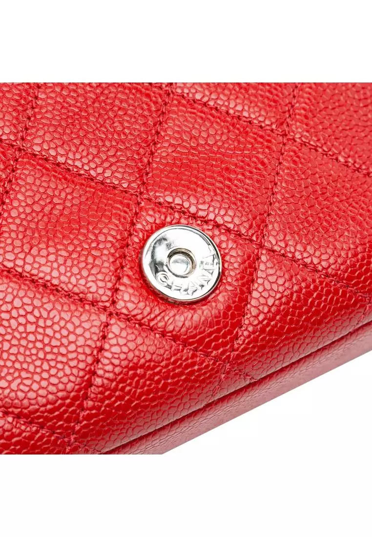 Buy Chanel Pre Loved Mini Square Caviar Incognito Flap Crossbody Bag