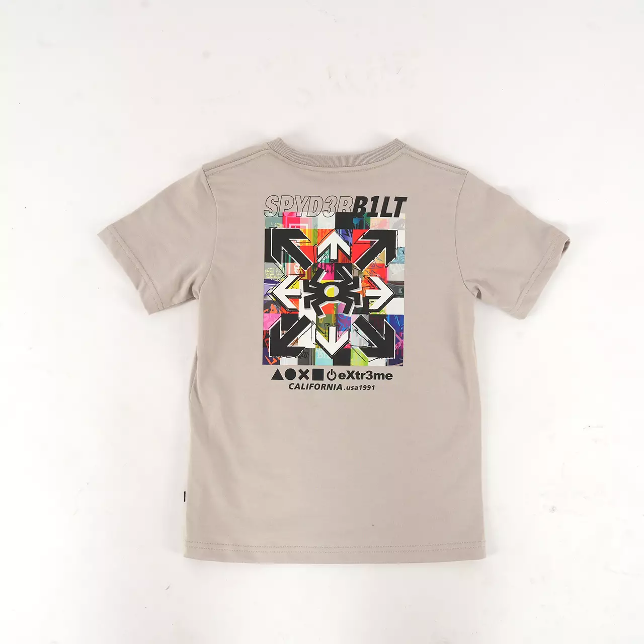 Spyderbilt Kaos lengan pendek Anak Anak Guerilla Kids Tee Planet Surf