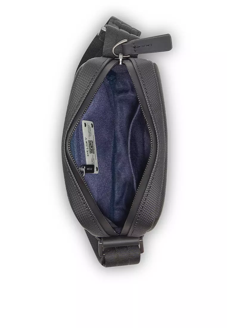 Delsey Unisex Lepic Crossbody Sling Bag Black