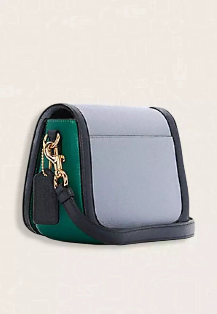 Coach Saddle Bag In Colorblock With Horse And Carriage shops Twilight Multi