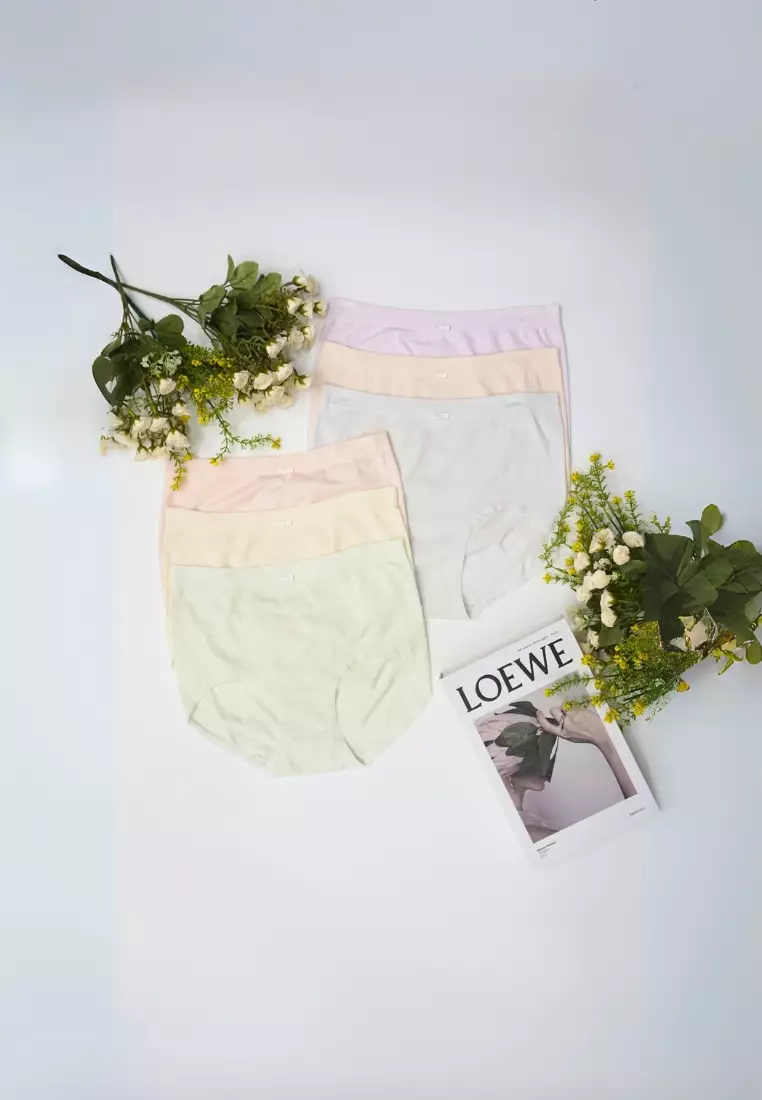 6 Pack Colette High Waisted Panties Bundle B