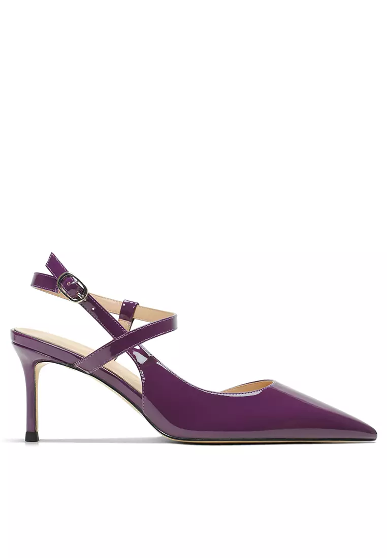 Purple slingback shoes sale