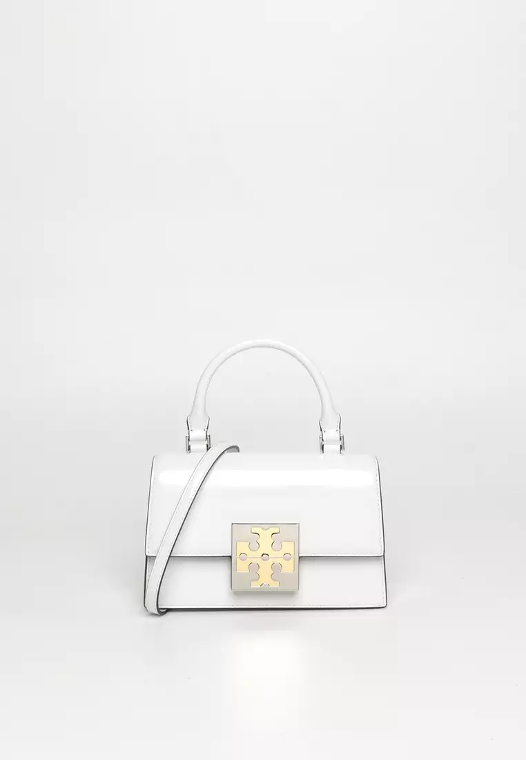 White patent clearance leather bag