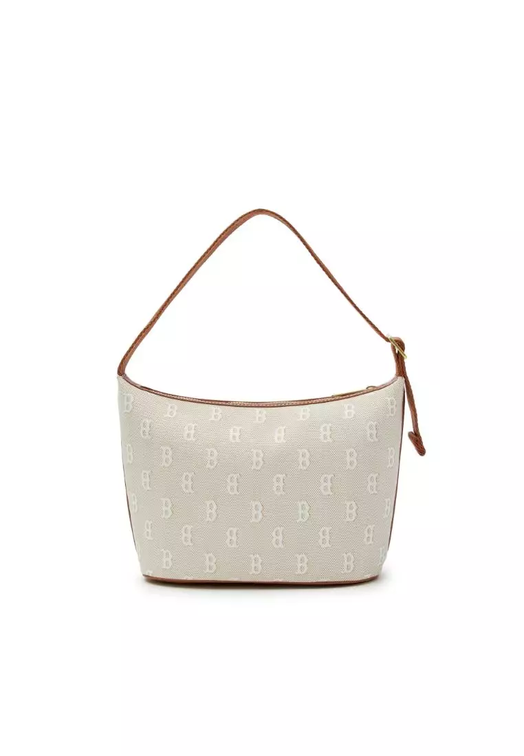 CLASSIC MONOGRAM JACQUARD HOBO BAG BOSTON RED SOX