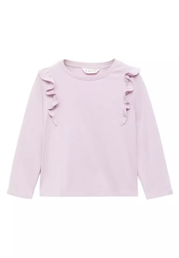 Frills Cotton T-Shirt
