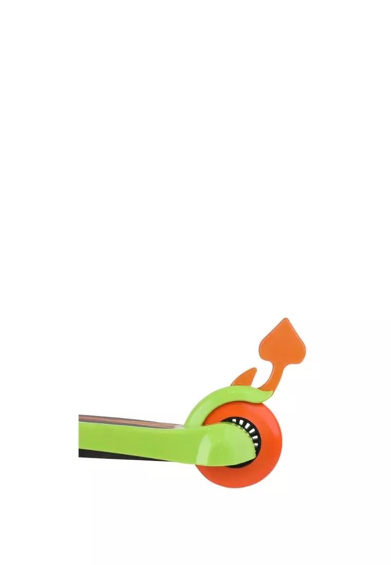 Dimensions Premium 3 Wheel Kids Scooter Dragon with Light and Sound - Skuter anak 3D dragon