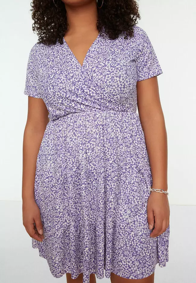 Plus Size Floral Dress