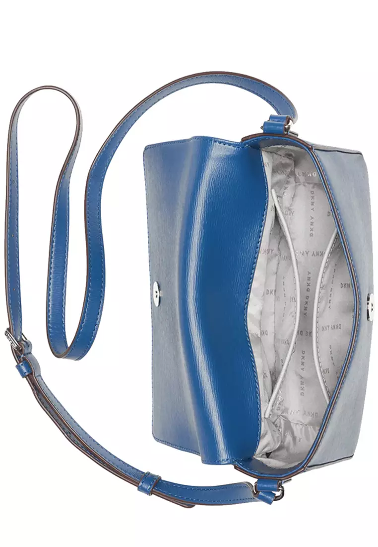Bryant Medium Flap Crossbody Bag in Pacific Blue R12EL467
